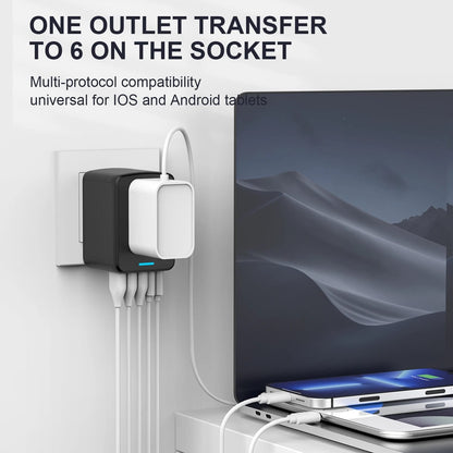 35W Universal Travel Adapter With 5 Port (3 USB A + 2 USB C)