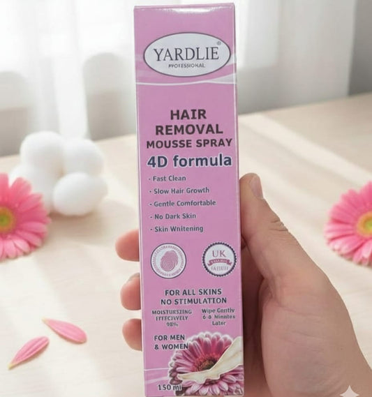 Yardlie Hair Remover Spray for Men & Women – Easy, Painless Hair Removal